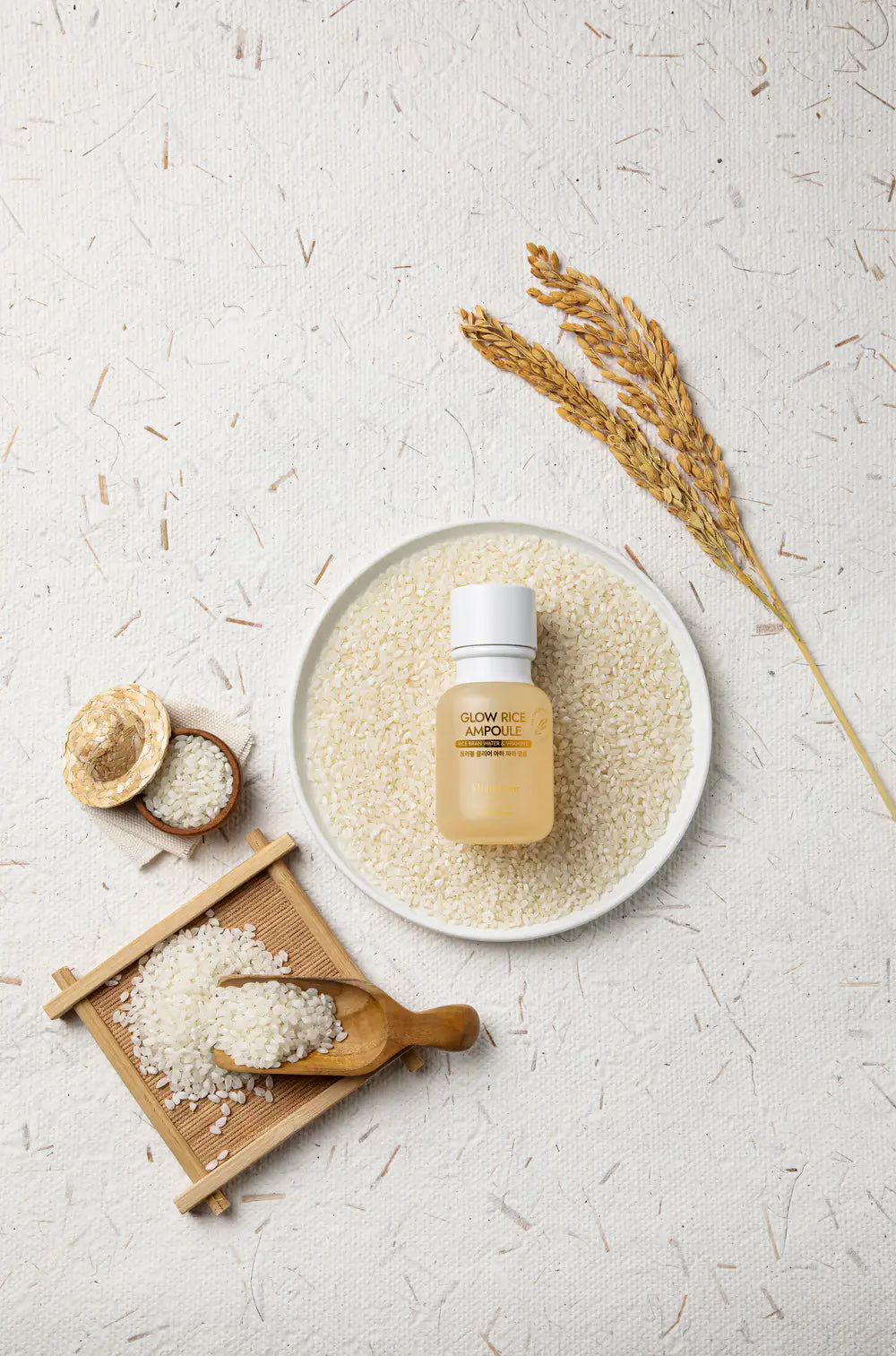 MULDREAM Glow Rice Ampoule Rice Bran Water & Vitamin C