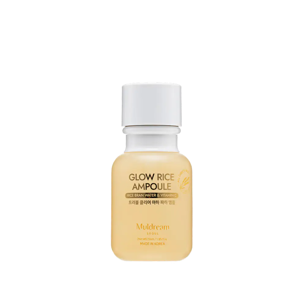 MULDREAM Glow Rice Ampoule Rice Bran Water & Vitamin C