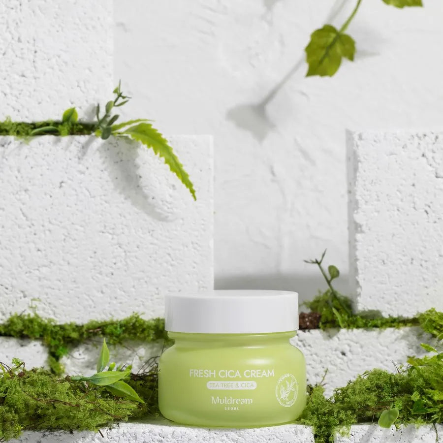MULDREAM Fresh Cica Cream Tea Tree & Cica